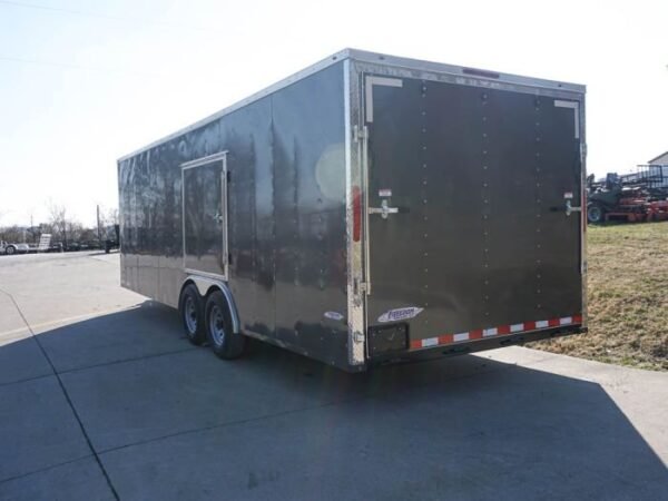 Enclosed Trailer 8.5×24 Tandem Axle Charcoal Gray – Motorcycle Car Hauler Storage - Image 5