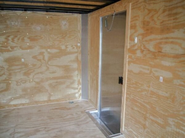 8.5×28 Flat Nose White Enclosed Trailer (2) 5,200lb Axles Cargo Storage - Image 20