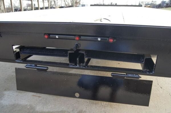 8.5×25 IBeam Gooseneck Straight Deckover Trailer (2) 7K Axles Slide Ramps - Image 14