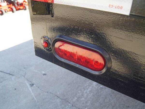 8.5×30 IBeam Gooseneck Straight Deckover Trailer (2) 7K Axles Slide Ramps - Image 9