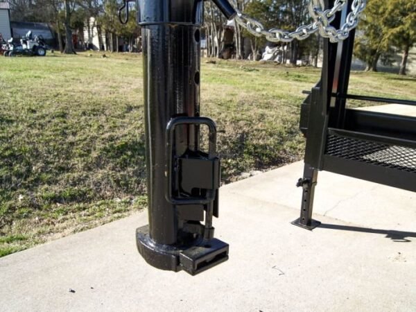 8.5×30 IBeam Gooseneck Straight Deckover Trailer (2) 7K Axles Slide Ramps - Image 12