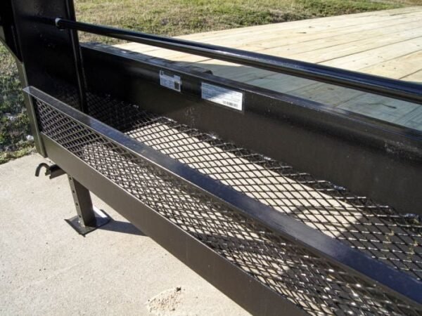 8.5×30 IBeam Gooseneck Straight Deckover Trailer (2) 7K Axles Slide Ramps - Image 13