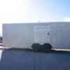 8.5×20 Silver V-Nose Slant Top Enclosed Trailer (2) 5200lb Axles - Image 4
