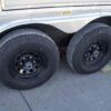 8.5×20 Silver V-Nose Slant Top Enclosed Trailer (2) 5200lb Axles - Image 11