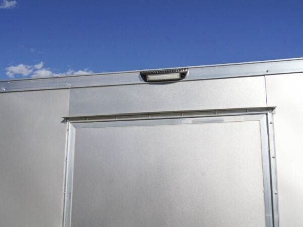 8.5×20 Silver V-Nose Slant Top Enclosed Trailer (2) 5200lb Axles - Image 14