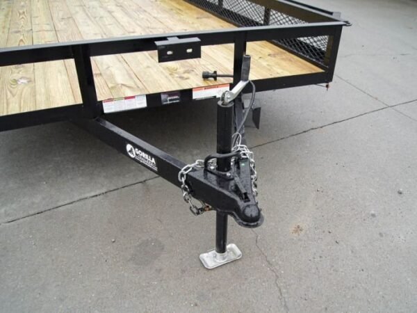 7×20 Dovetail Utility Trailer with Side Baskets (2) 3,500lb Axles - Image 9