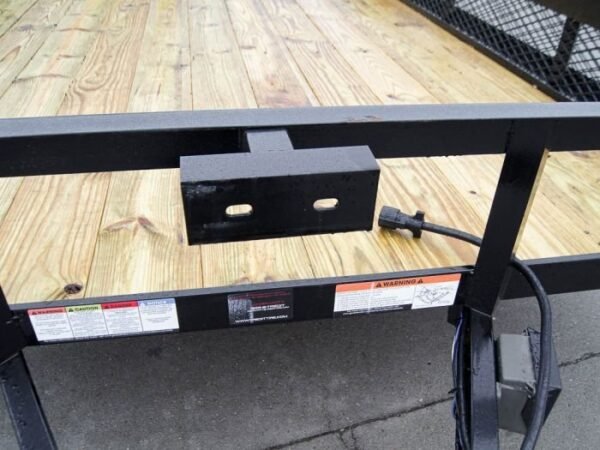 7×20 Dovetail Utility Trailer with Side Baskets (2) 3,500lb Axles - Image 10