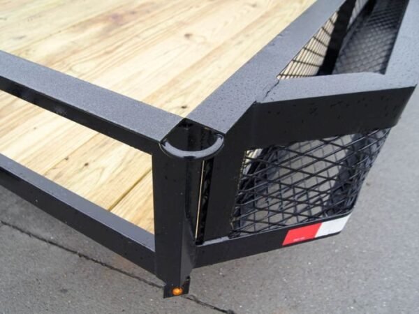 7×20 Dovetail Utility Trailer with Side Baskets (2) 3,500lb Axles - Image 11