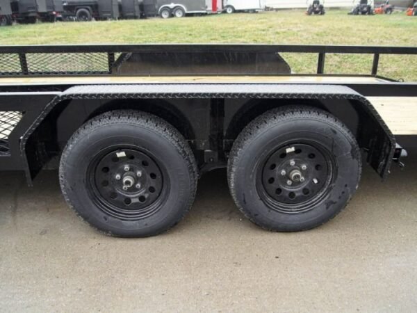 7×20 Dovetail Utility Trailer with Side Baskets (2) 3,500lb Axles - Image 13