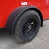 6×12 Enclosed Trailer Red V-Nose Blackout Package 3,500lb Axle Storage - Image 9