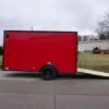 6×12 Enclosed Trailer Red V-Nose Blackout Package 3,500lb Axle Storage - Image 15
