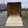 6×12 Enclosed Trailer Red V-Nose Blackout Package 3,500lb Axle Storage - Image 16