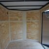 6×12 Enclosed Trailer Red V-Nose Blackout Package 3,500lb Axle Storage - Image 20