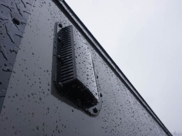 7×12 Enclosed Trailer Charcoal V-Nose Blackout Package 3,500lb Axle Storage - Image 16