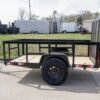5×8 Straight Deck Utility Trailer with 2ft Side Rails 3500lb Axle - Image 3