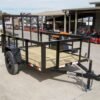 5×8 Straight Deck Utility Trailer with 2ft Side Rails 3500lb Axle - Image 8