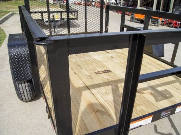 5×8 Straight Deck Utility Trailer with 2ft Side Rails 3500lb Axle - Image 16