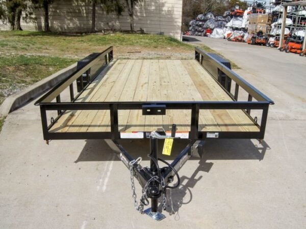 7×18 Straight Deck Utility Trailer (2) 3,500lb Axles – No Gate - Image 2