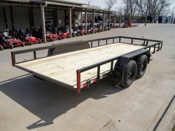 7×18 Straight Deck Utility Trailer (2) 3,500lb Axles – No Gate - Image 6