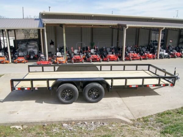 7×18 Straight Deck Utility Trailer (2) 3,500lb Axles – No Gate - Image 7