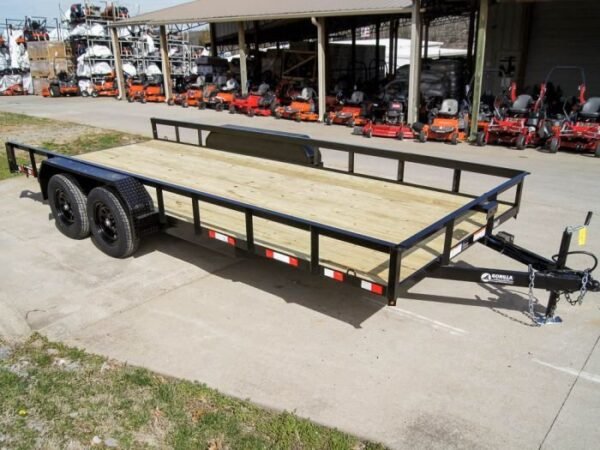 7×18 Straight Deck Utility Trailer (2) 3,500lb Axles – No Gate - Image 8