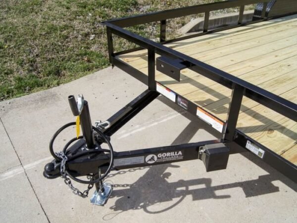 7×18 Straight Deck Utility Trailer (2) 3,500lb Axles – No Gate - Image 9