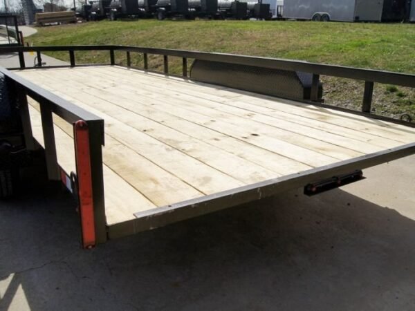 7×18 Straight Deck Utility Trailer (2) 3,500lb Axles – No Gate - Image 13
