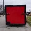 7×14 Enclosed Trailer Red V-Nose Blackout Package 3,500lb Axle Storage - Image 6