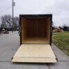 7×14 Enclosed Trailer Red V-Nose Blackout Package 3,500lb Axle Storage - Image 10