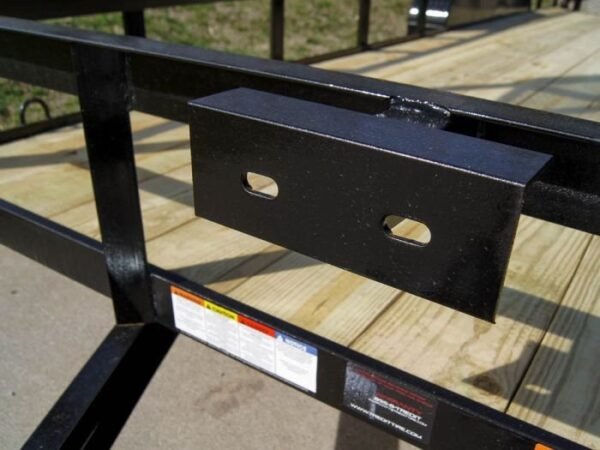 7×20 Dovetail Utility Trailer (2) 3,500lb Axles with Elevated Basket - Image 12