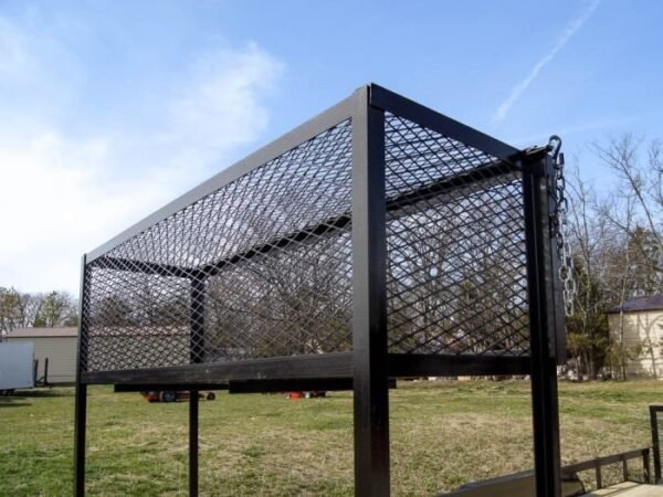 7×20 Dovetail Utility Trailer (2) 3,500lb Axles with Elevated Basket - Image 15