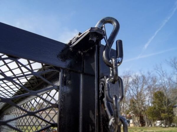 7×20 Dovetail Utility Trailer (2) 3,500lb Axles with Elevated Basket - Image 17