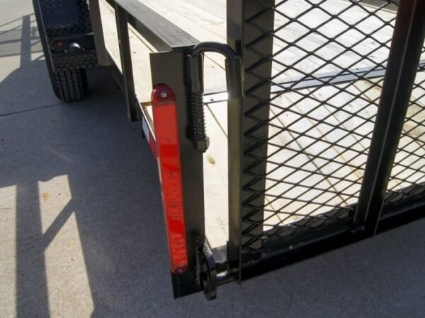 7×20 Dovetail Utility Trailer (2) 3,500lb Axles with Elevated Basket - Image 19