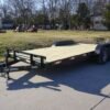 7×18 Wood Deck Car Hauler (2) 3500lb Axle w/ Brake and Ramps - Image 3
