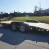 7×18 Wood Deck Car Hauler (2) 3500lb Axle w/ Brake and Ramps - Image 5