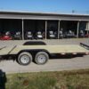 7×18 Wood Deck Car Hauler (2) 3500lb Axle w/ Brake and Ramps - Image 8
