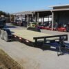 7×18 Wood Deck Car Hauler (2) 3500lb Axle w/ Brake and Ramps - Image 10