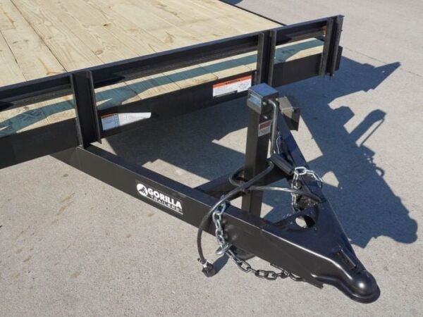 7×18 Wood Deck Car Hauler (2) 3500lb Axle w/ Brake and Ramps - Image 13