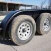 7×18 Wood Deck Car Hauler (2) 3500lb Axle w/ Brake and Ramps - Image 14