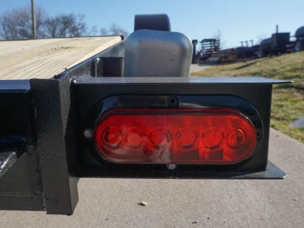 7×18 Wood Deck Car Hauler (2) 3500lb Axle w/ Brake and Ramps - Image 17
