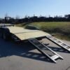 7×18 Wood Deck Car Hauler (2) 3500lb Axle w/ Brake and Ramps - Image 9