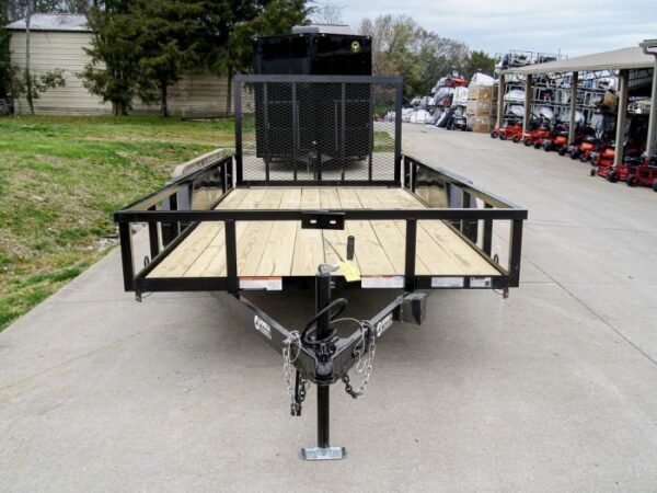 6.4×14 Straight Deck Tube Top Off Road Utility Trailer (2) 3,500lb Axles - Image 2