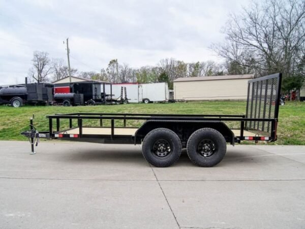 6.4×14 Straight Deck Tube Top Off Road Utility Trailer (2) 3,500lb Axles - Image 4