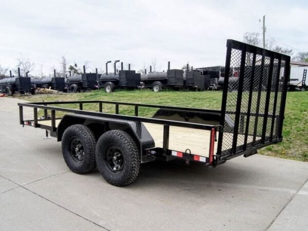6.4×14 Straight Deck Tube Top Off Road Utility Trailer (2) 3,500lb Axles - Image 6
