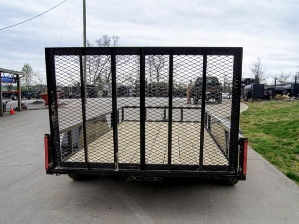 6.4×14 Straight Deck Tube Top Off Road Utility Trailer (2) 3,500lb Axles - Image 7