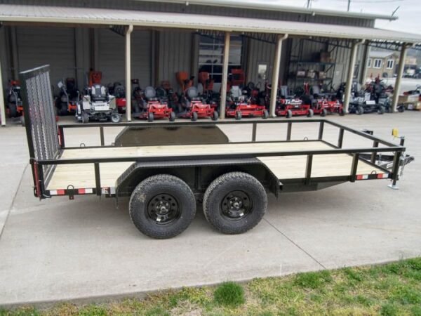 6.4×14 Straight Deck Tube Top Off Road Utility Trailer (2) 3,500lb Axles - Image 8