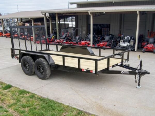 6.4×14 Straight Deck Tube Top Off Road Utility Trailer (2) 3,500lb Axles - Image 9