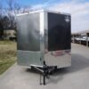 7×12 Enclosed Charcoal Trailer with Silver ATP 3500lb Axle Storage - Image 2
