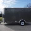 7×12 Enclosed Charcoal Trailer with Silver ATP 3500lb Axle Storage - Image 3