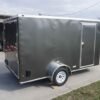 7×12 Enclosed Charcoal Trailer with Silver ATP 3500lb Axle Storage - Image 6